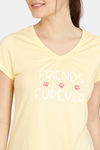 Zivame My Bestie Knit Cotton Top - Golden Haze — thumbnail 5